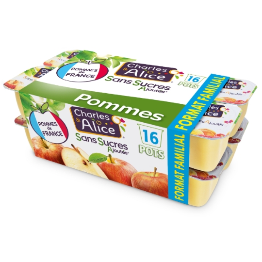 Compote Pomme Sans Sucres Ajoutés CHARLES & ALICE