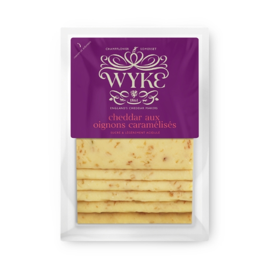 Fromage CHEDDAR TRANCHE OIGNONS CARAMELISES