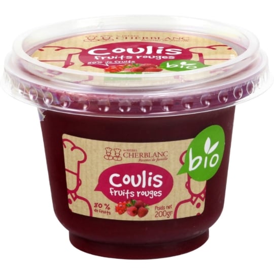 Coulis Fruits Rouges Bio CHERBLANC