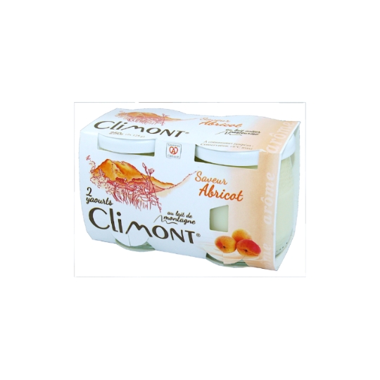 Yaourt Saveur Abricot au Lait de Montagne CLIMONT