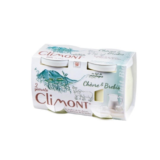 Yaourt Chèvre & Brebis au Lait de Montagne Bio CLIMONT