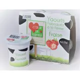 Yaourts Aromatisés Fraise COEUR DE FERMIER