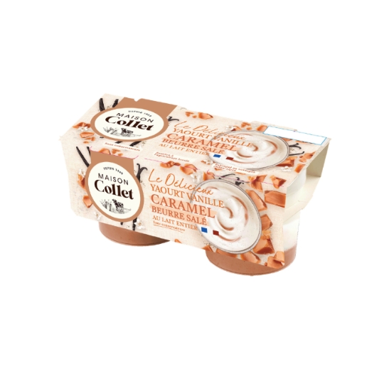 Yaourts Caramel Beurre Salé au Lait Entier COLLET