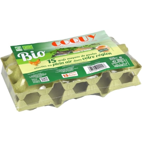 Œufs bio moyens COQUY