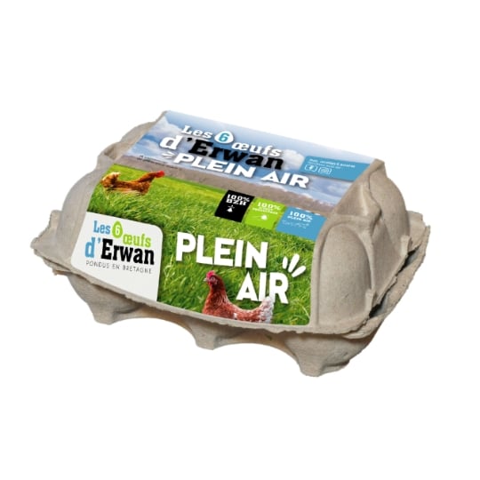 Oeuf plein air gros calibre D'ERWAN