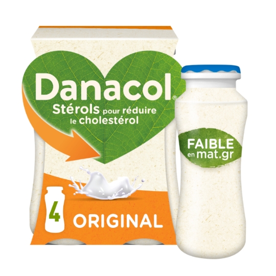 Yaourt à boire nature 0% MG DANACOL