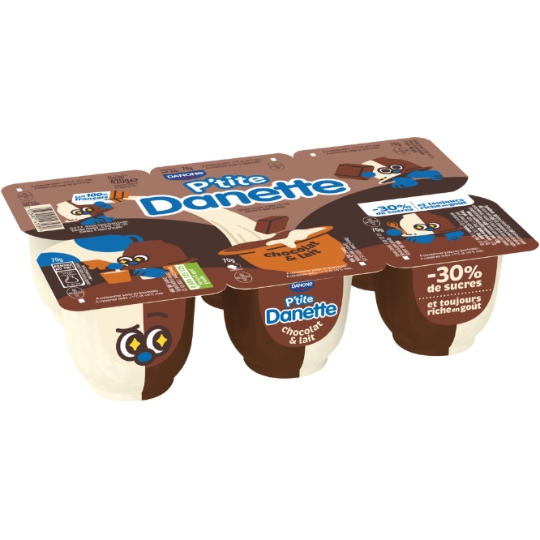 Crème dessert chocolat et lait DANETTE
