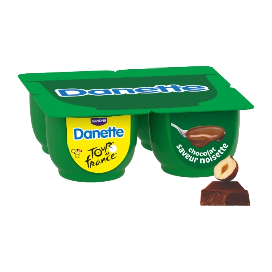 Crème dessert chocolat noisette DANETTE