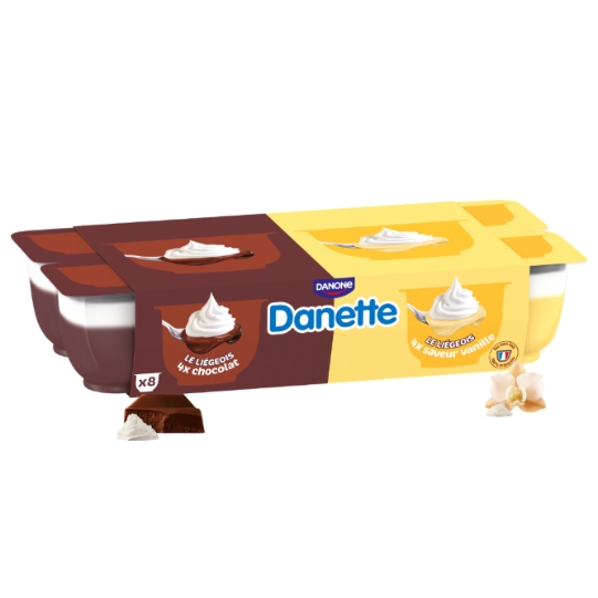 Liégeois vanille chocolat DANETTE