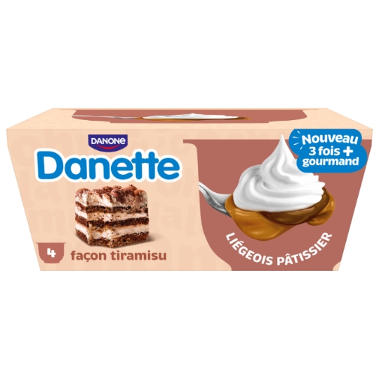 Liégeois Pâtissier Façon Tiramisu DANETTE