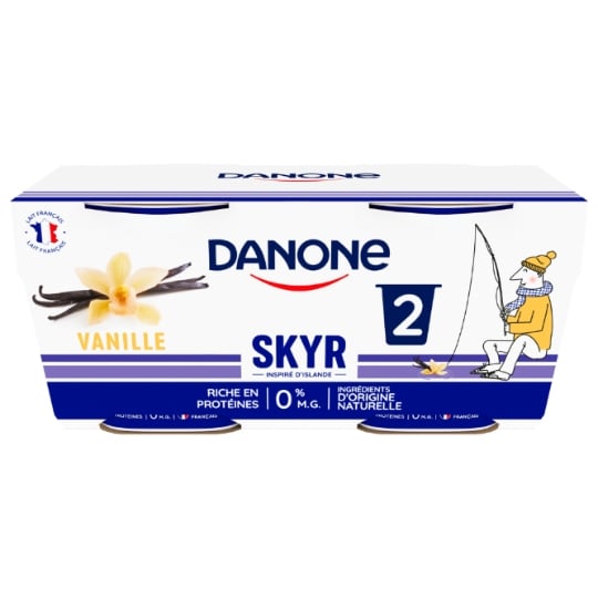 Skyr Vanille 0% MG DANONE