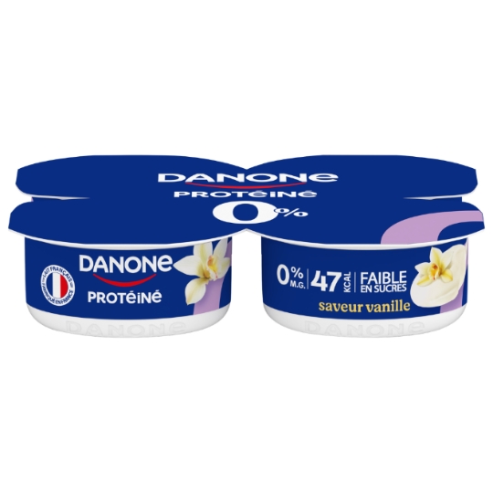Fromage Blanc Protéiné 0% Vanille DANONE