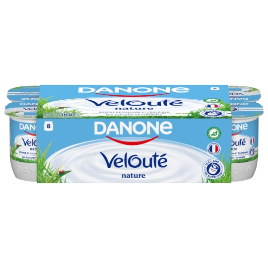 Yaourts Brassé Nature DANONE VELOUTE