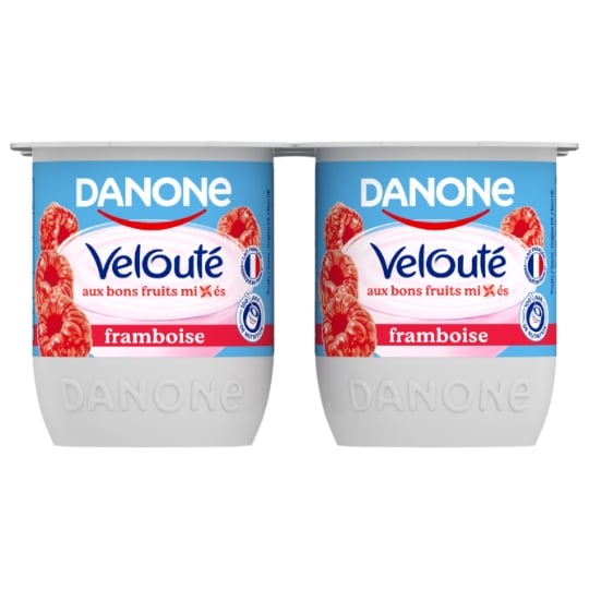 Yaourt aux Fruits Mixés Framboise DANONE VELOUTE