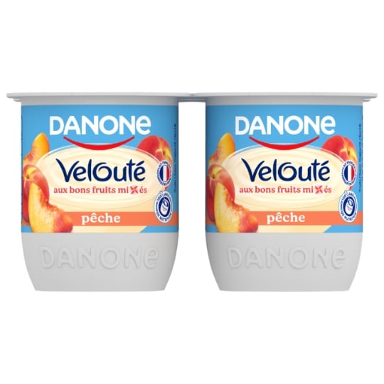 Yaourt aux Fruits Mixés Pêche DANONE VELOUTE