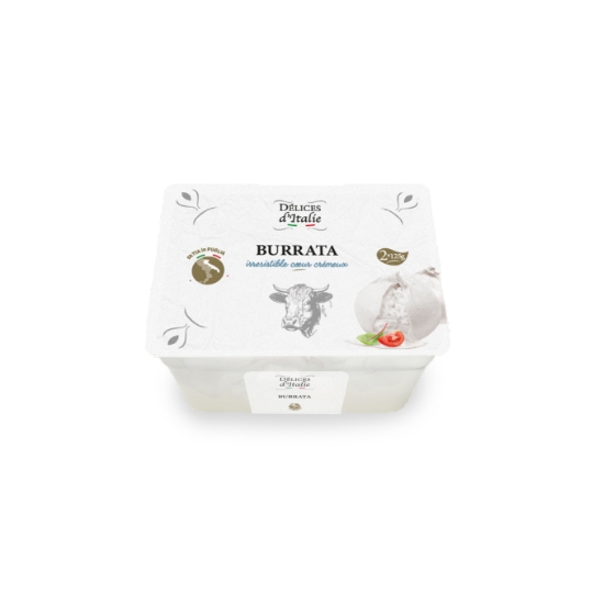 Burrata Irrésistible Coeur Crémeux DELICES D'ITALIE