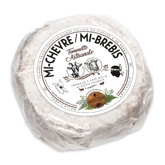 Fromage tomette mi- chèvre mi- brebis  DONSIMONI