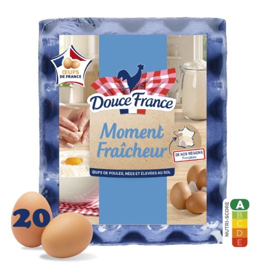 Œufs Frais Datés du Jour de Ponte DOUCE FRANCE