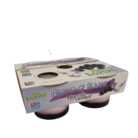Fromage Blanc Myrtille Sauvage DUO LOZERE