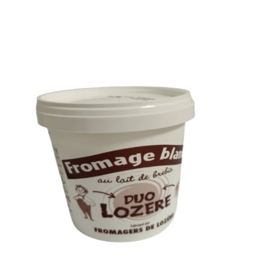 Fromage Blanc de Brebis Nature DUO LOZERE