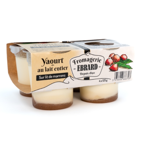 Yaourts Marron EBRARD FROMAGERIE