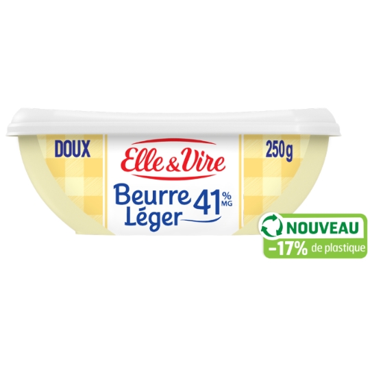 Beurre   allégé doux 41% MG ELLE & VIRE