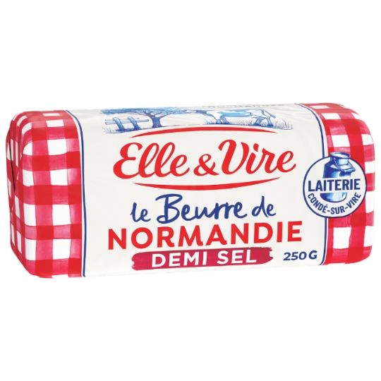 Beurre Demi-Sel de Normandie 80% M.G ELLE & VIRE