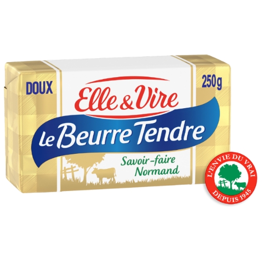 Beurre tendre doux ELLE & VIRE