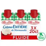 Crème Uht Fluide Entière 30% Mg ELLE & VIRE