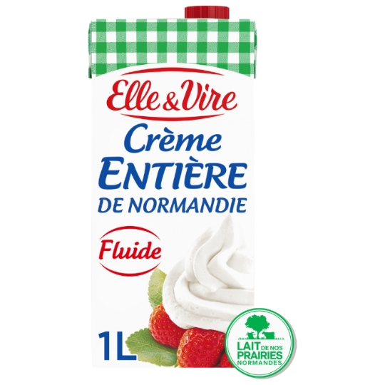 Crème Uht Fluide Entière 30% Mg ELLE & VIRE