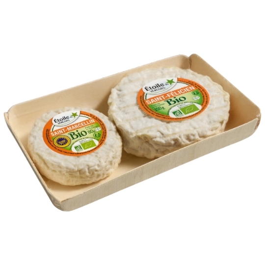 Fromage duo saint Marcellin IGP - saint Félicien Bio ETOILE DU VERCORS