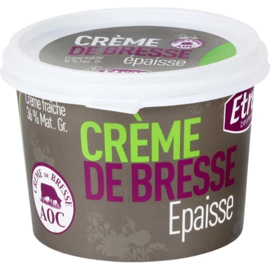 Crème Fraîche Epaisse Aoc De Bresse 36% Mat.Gr. ETREZ