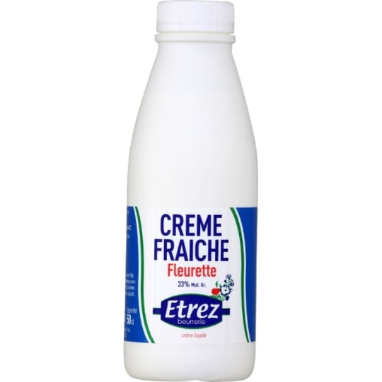 Crème Fraîche Fleurette Liquide 33% Mat.Gr. ETREZ