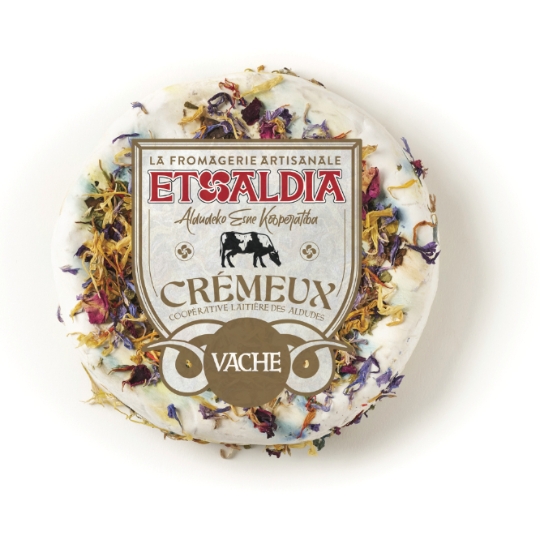 Fromage Crémeux de Vache et Fleurs ETXALDIA