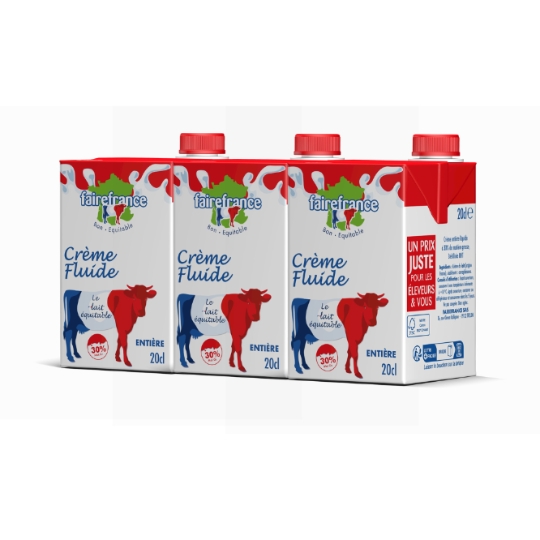 Crème Entière Liquide FAIREFRANCE