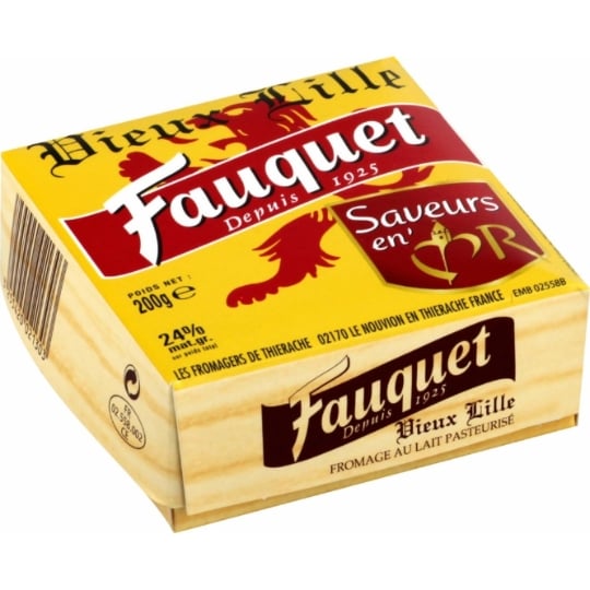 Fromage Vieux Lille Quart FAUQUET