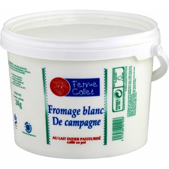 Fromage Blanc Nature de Campagne FERME COLLET