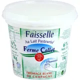 Fromage Blanc 6% MG Nature FERME COLLET
