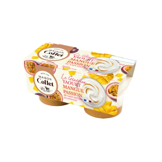 Yaourt au lait Entier Mangue Passion FERME COLLET