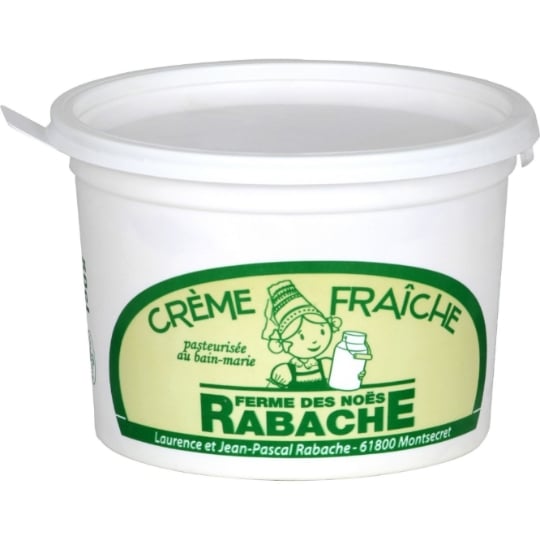 Crème Fraîche Pasteurisé Au Bain-Marie FERME DES NOES RABACHE