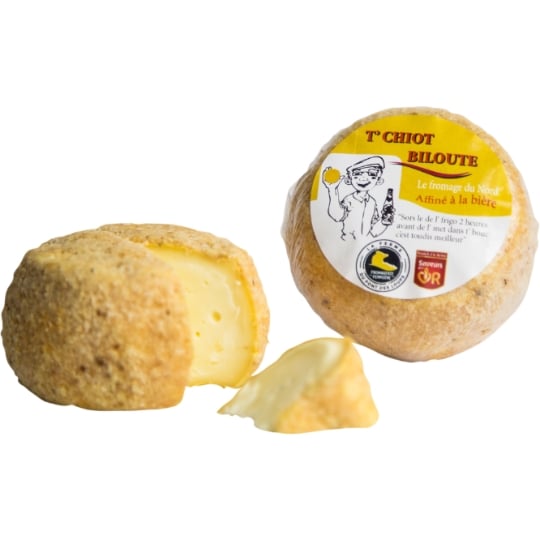 Fromage T'Chiot Biloute Affiné à la bière FERME DU PONT DES LOUPS