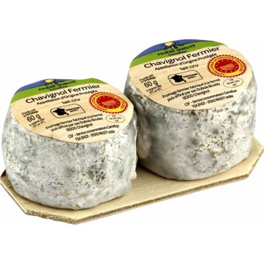 Fromages de chèvre Chavignol bleu AOP FILIERE QUALITE CARREFOUR
