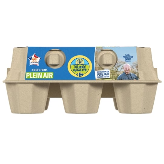 Oeufs frais plein air FILIERE QUALITE CARREFOUR