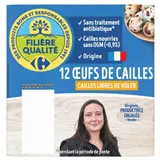 Œufs de Cailles FILIERE QUALITE CARREFOUR