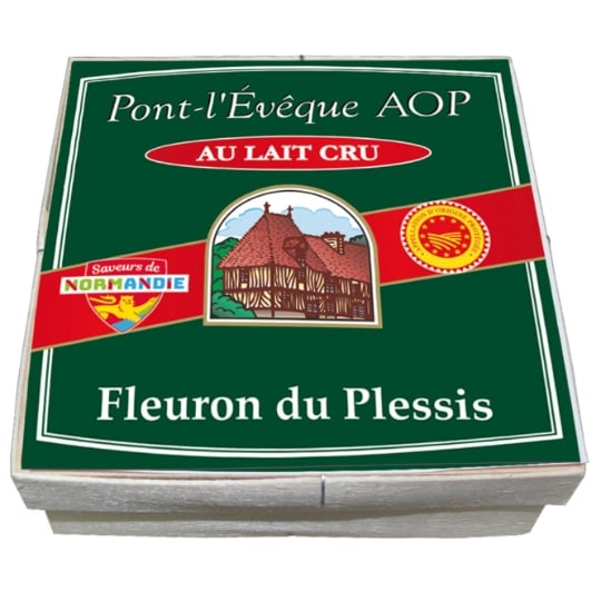 Pont-l'Évêque Au Lait Cru AOP  FLEURON DU PLESSIS