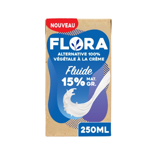 Alternative Végétale  à la Crème Fluide 15% MG FLORA