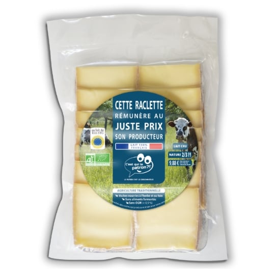 Plateau Fromage Raclette Nature FROMAGERIE D'ENTRAMMES