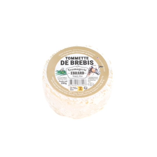 Fromage Tommette de Brebis au Lait Thermisé FROMAGERIE EBRARD