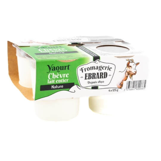 Yaourt Chèvre Lait Entier Nature FROMAGERIE EBRARD