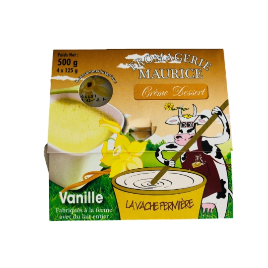 Crème Dessert à la Vanille FROMAGERIE MAURICE